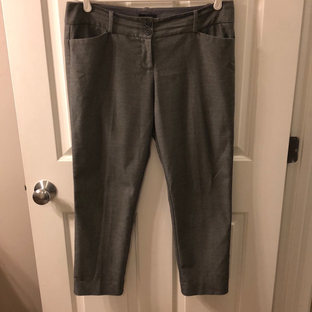 The Limited Grey Ankle Pants